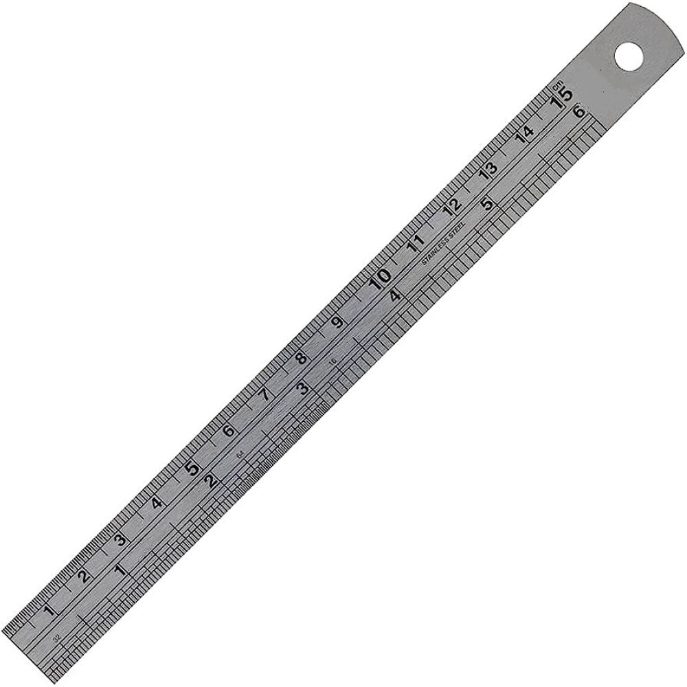 0,95x30x1000mm Cm /ınch Paslanmaz Çelik Cetvel