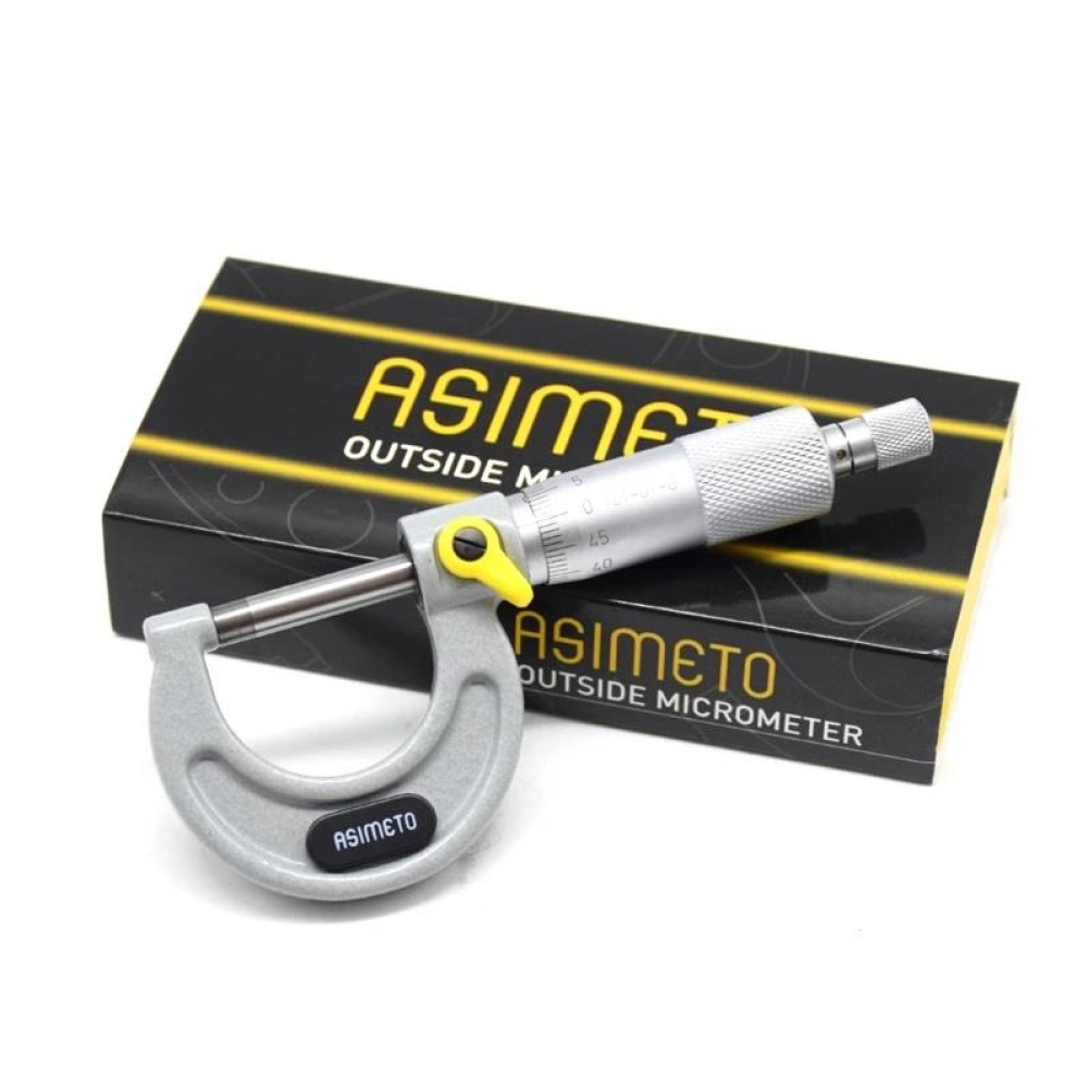AS-101010 Asimeto 0-25mm Mekanik Dış Çap Mikrometresi