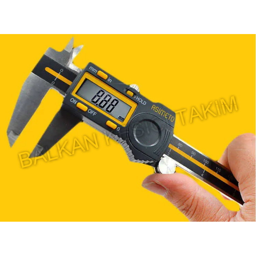 AS-307084 Asimeto 0-200mm Dijital Kumpas