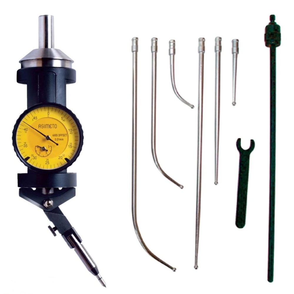 Fett 0,01mm Asimeto 3 D Mekanik Tester Merkezleme Saati As-469006