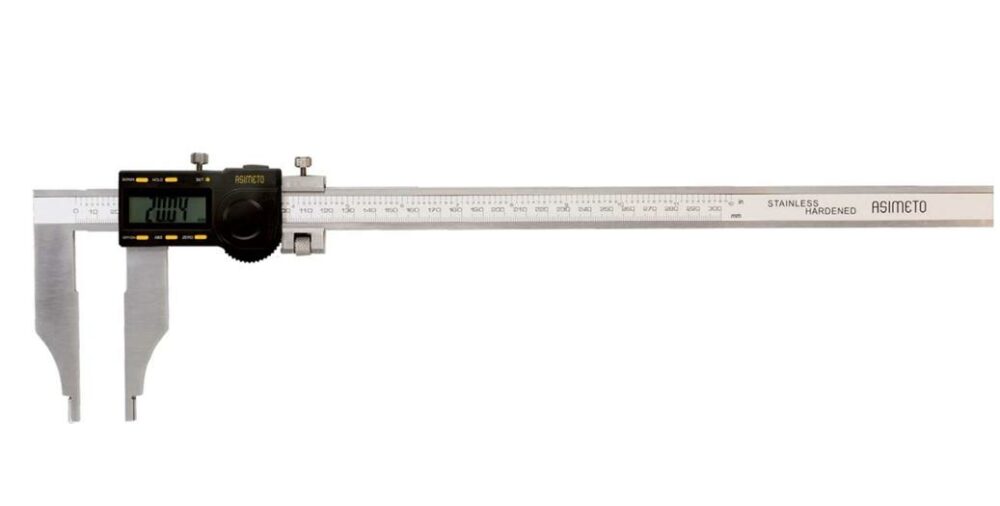Fett 0-1000mm Asimeto Abs Tip Ağır İş Dijital Kumpası As-315406