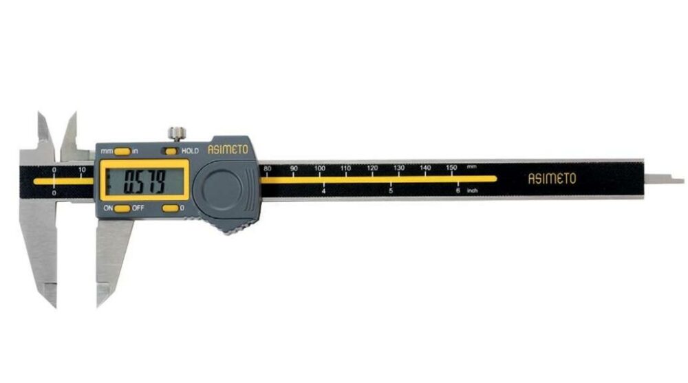 Fett 0-100mm Asimeto Normal Tip Dijital Kumpas As-307044