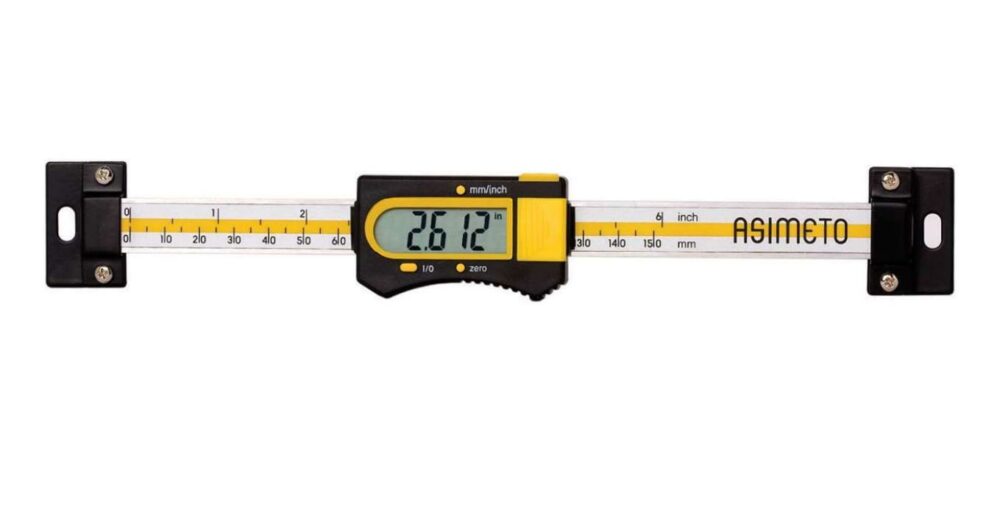 Fett 0-100mm Asimeto Yatay Dijital Doğrusal Cetvel As-326045