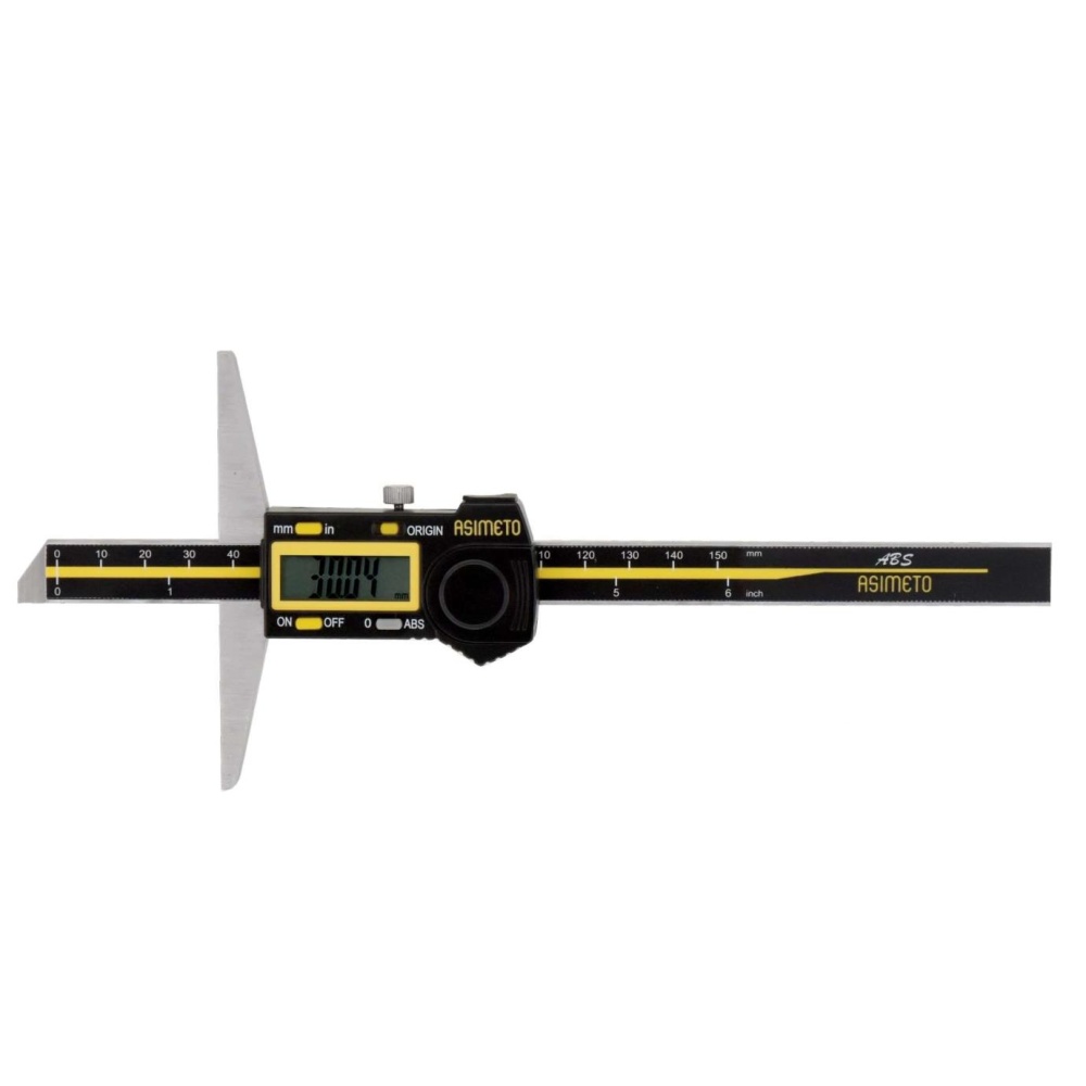 Fett 0-150mm Asimeto Abs Tip Dijital Derinlik Kumpası As-327067