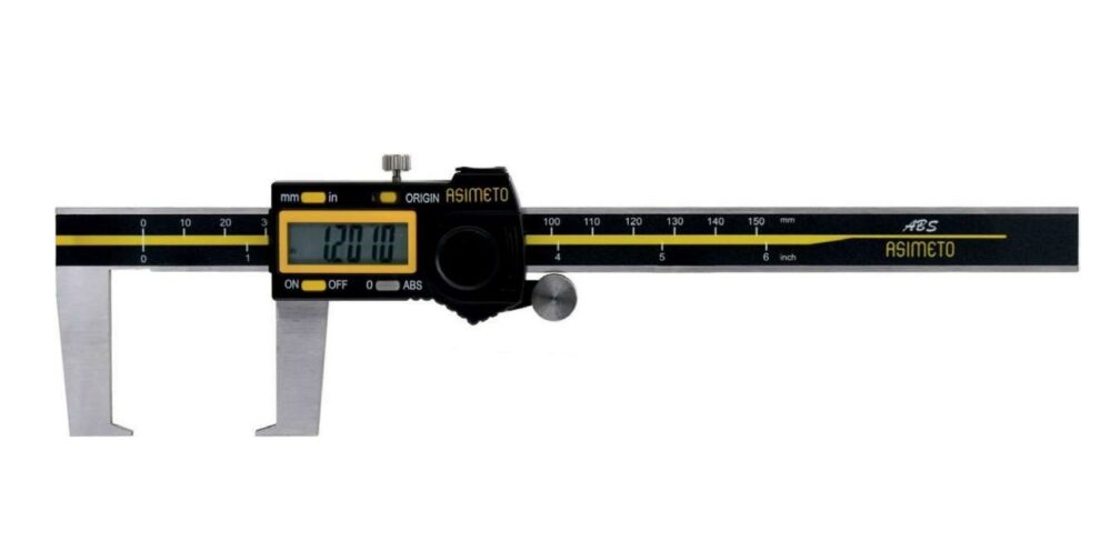 Fett 0-150mm Asimeto Abs Tip Dış Kanal Dijital Kumpası As-309063