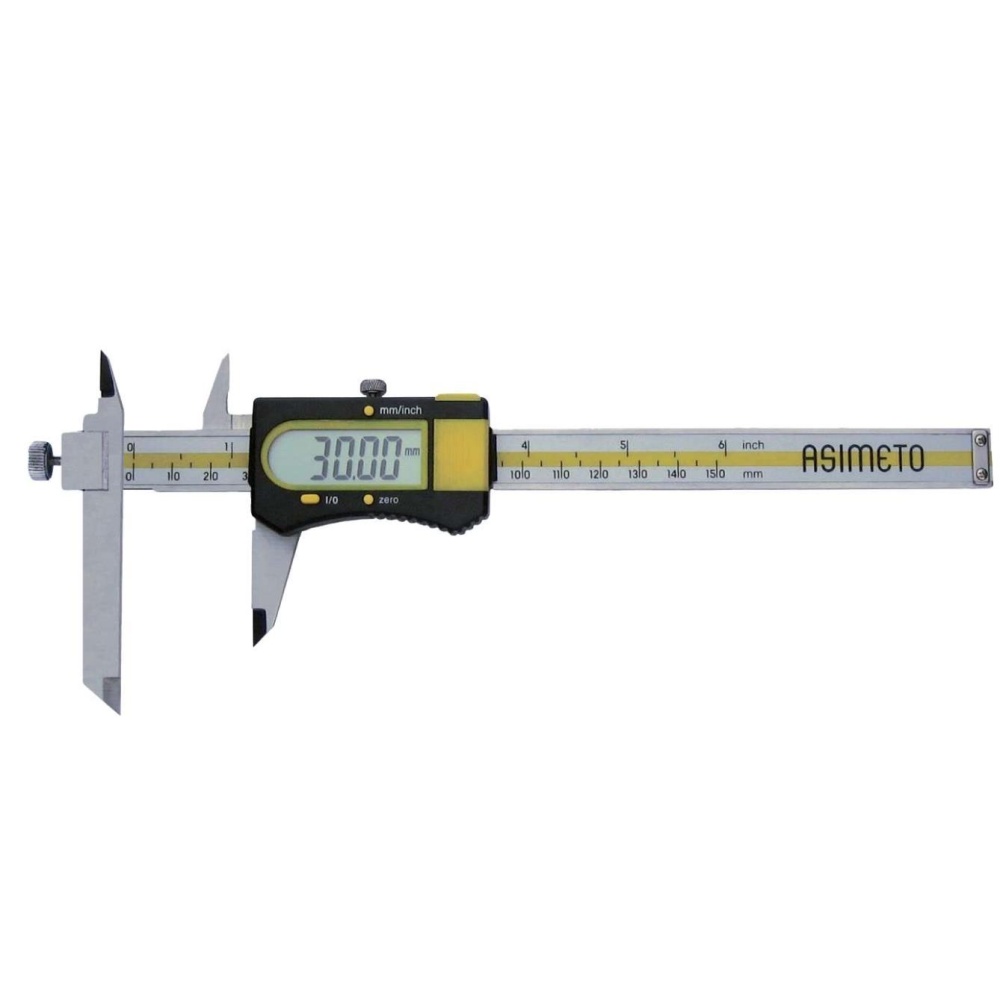 Fett 0-150mm Asimeto Ayarlanabilir Çeneli Dijital Kumpas As-317060