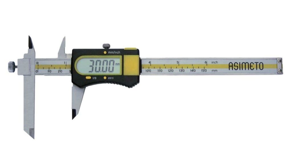 Fett 0-150mm Asimeto Ayarlanabilir Çeneli Dijital Kumpas As-317060