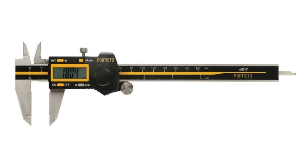 Fett 0-200mm Asimeto Abs Tip Dijital Kumpas As-307583