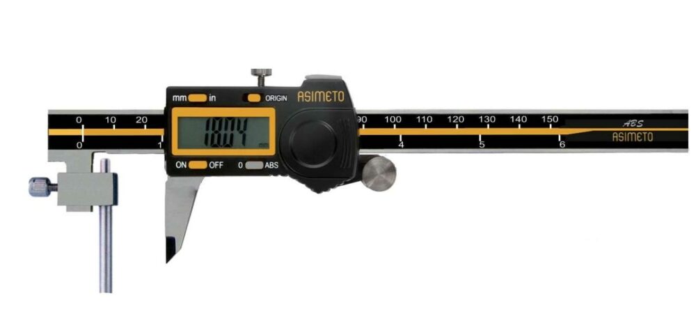 Fett 0-200mm Asimeto Dijital Boru Kumpası As-316082