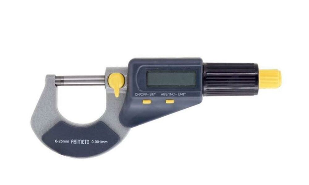 Fett 0-25mm Asimeto Dijital Dışçap Mikrometresi As-116010