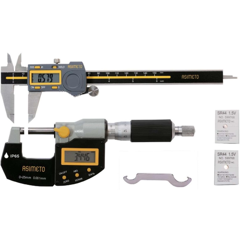 Fett 0-6”/0-150mm Asimeto Dijital Kumpas As-307064