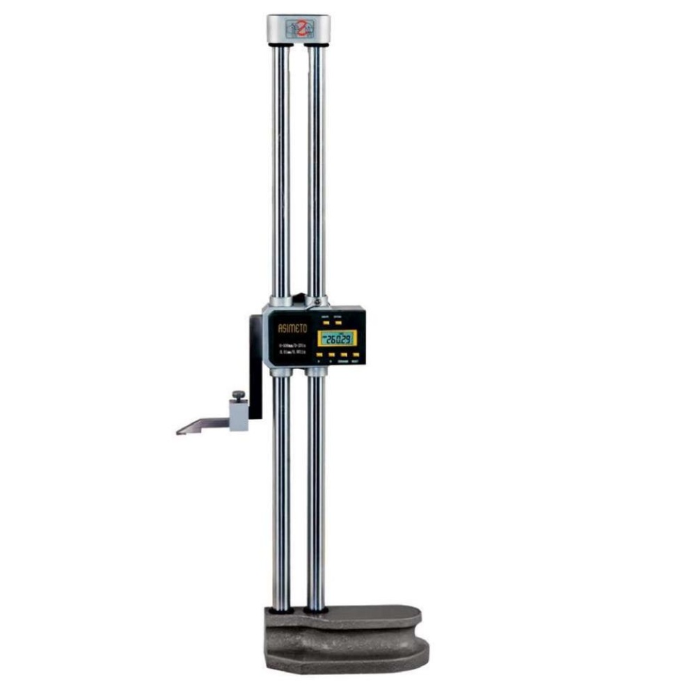 Fett 0-600mm Asimeto Çift Kolon Dijital Yükseklik Mihengiri As-627240