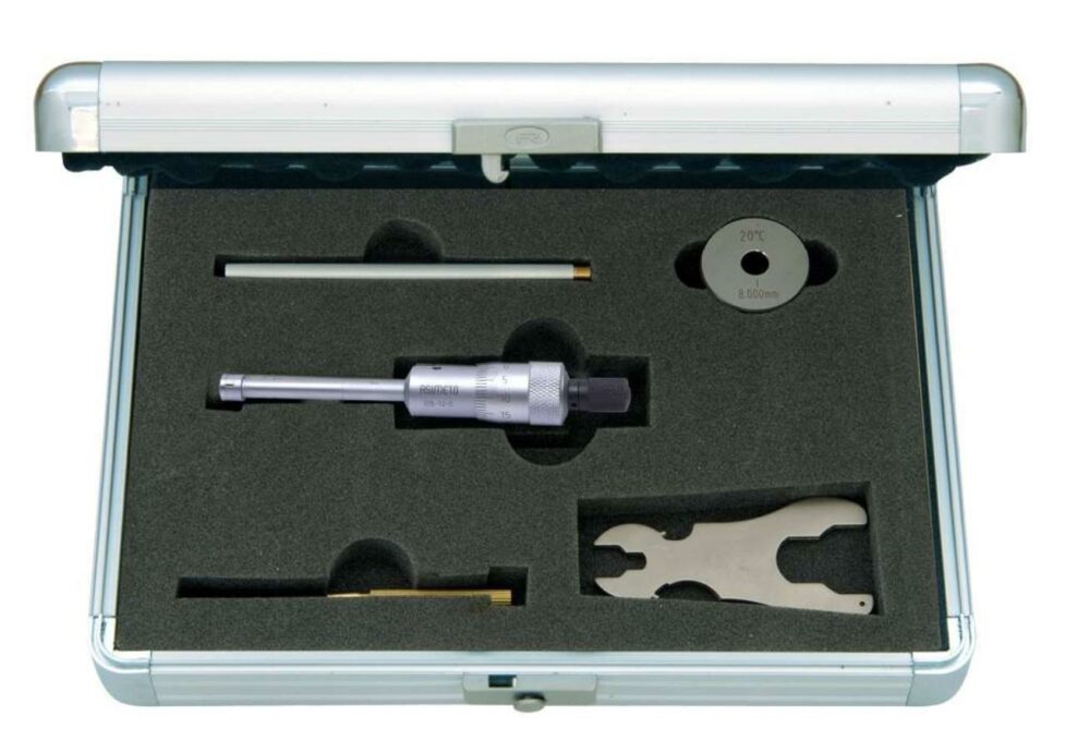Fett 10-12mm Asimeto Mekanik 2 Ve 3 Nokta Temaslı İç Çap Mikrometresi As 209130