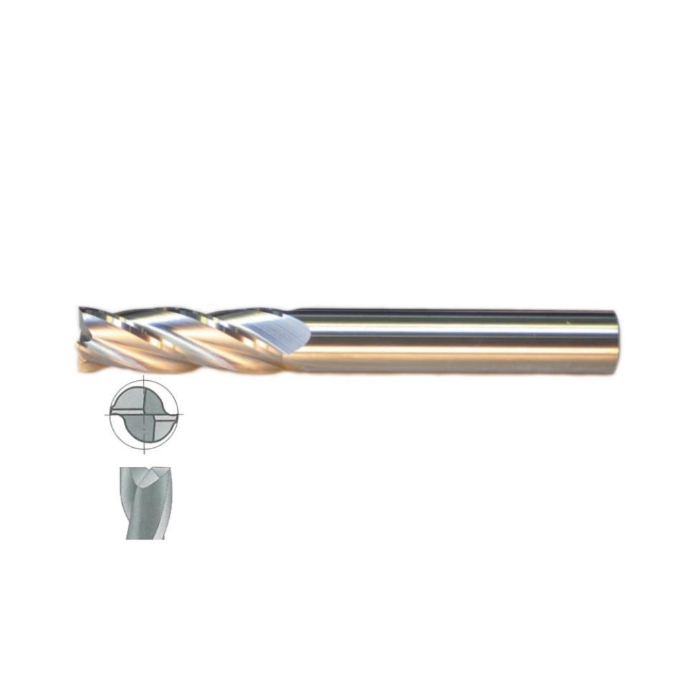 Fett 10X38 Mastercut Uzun Sert Metal 2 Ağızlı Karbür Parmak Frezesi