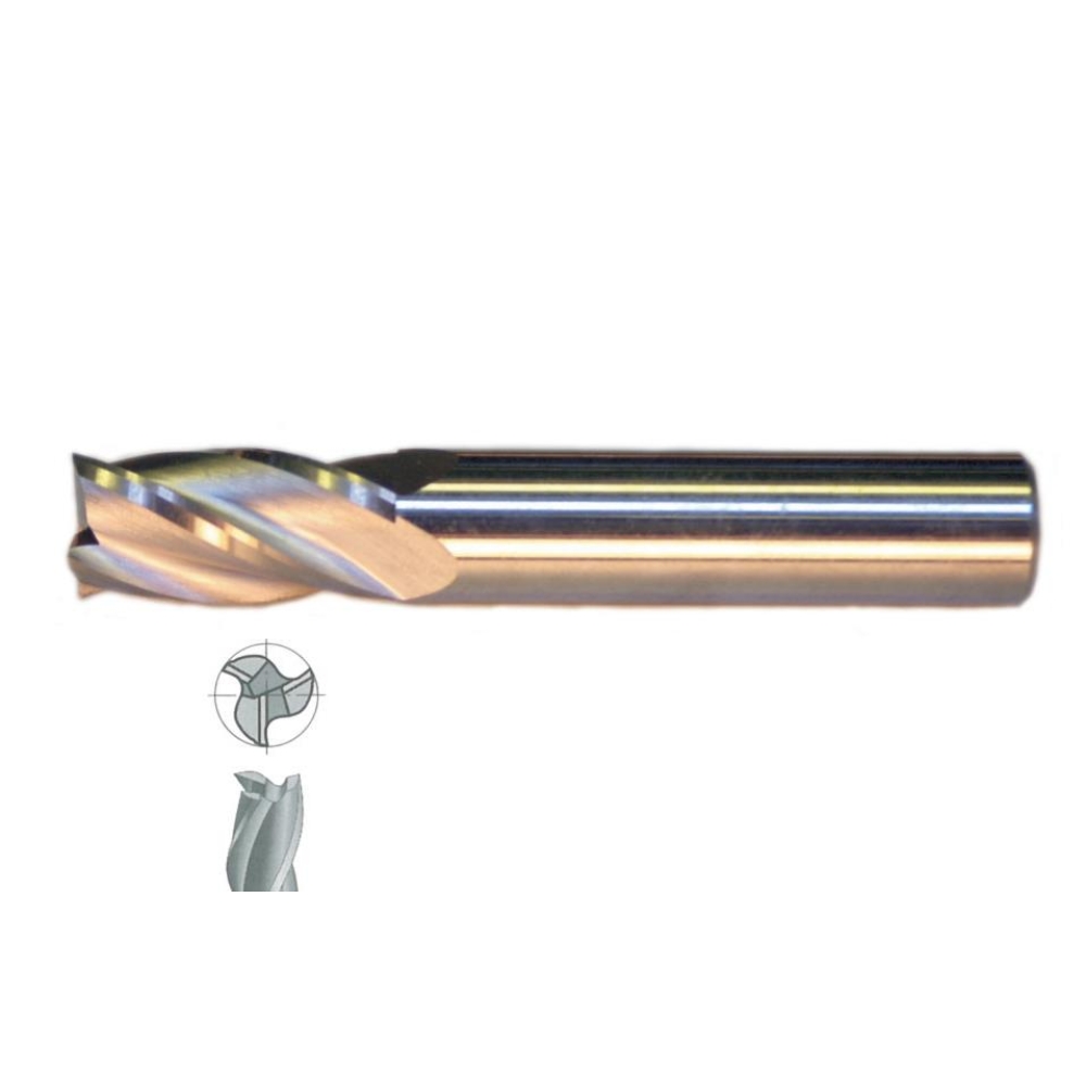 Fett 14mm Mastercut Standart Sert Metal 3 Ağızlı Karbür Parmak Frezesi