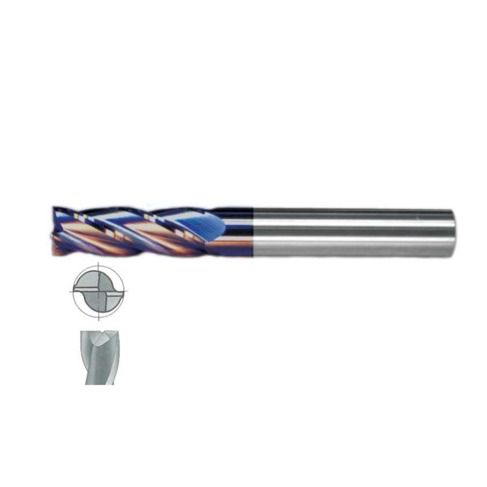 Fett 14mm Mastercut Standart Sert Metal Tıaln 2 Ağızlı Karbür Parmak Frezesi