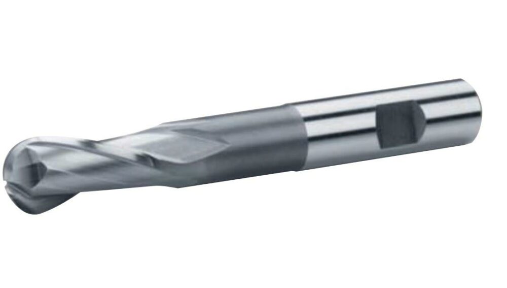 Fett 14mm Zps Dın1889 Hss Co8 2 Ağızlı Kısa Küresel Parmak Freze