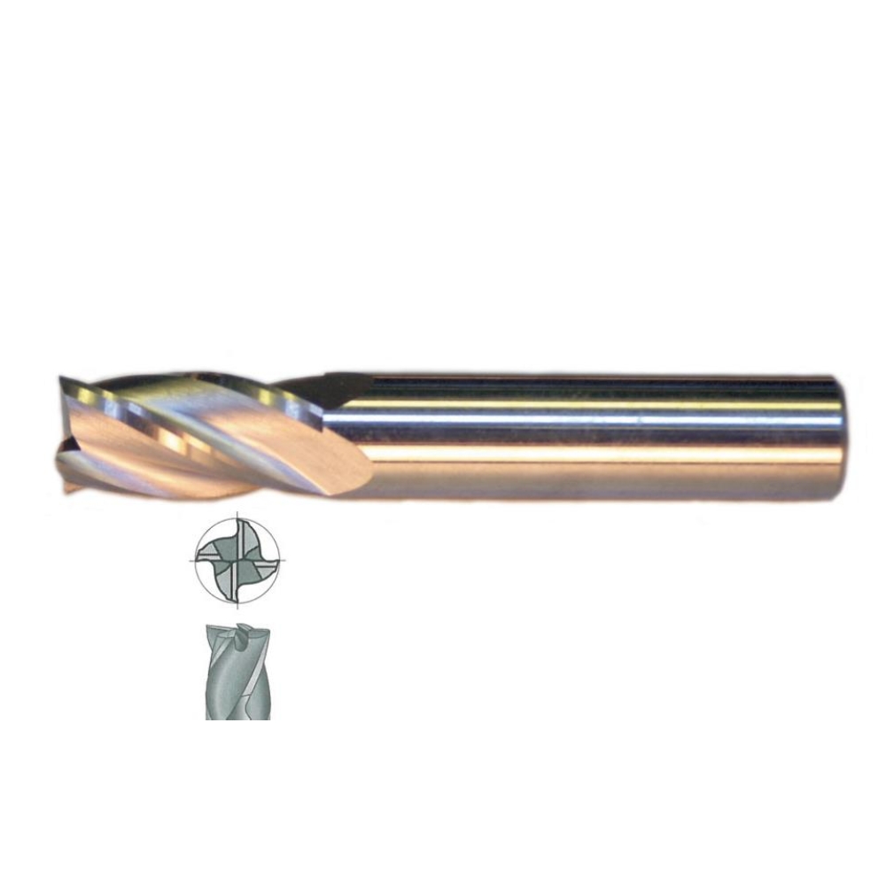 Fett 16mm Mastercut Standart Sert Metal 4 Ağızlı Karbür Parmak Frezesi