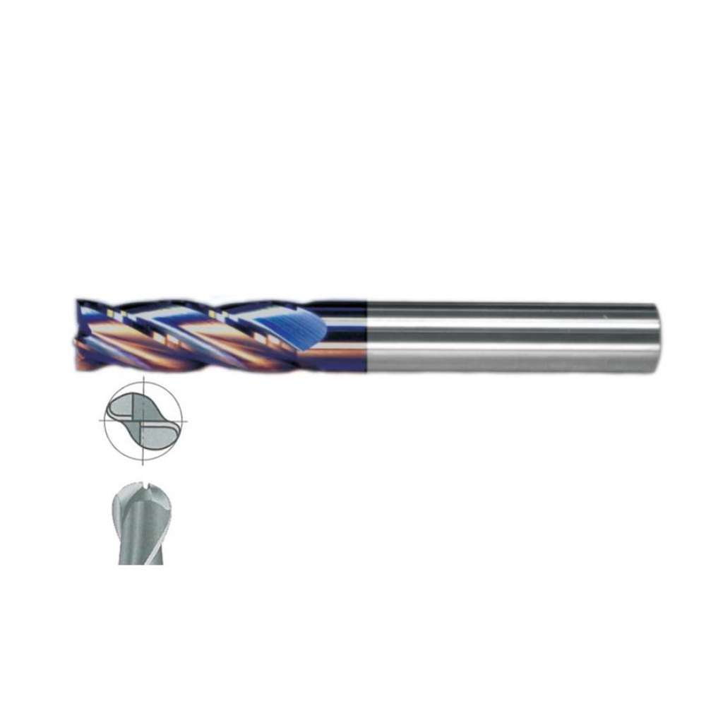 Fett 16mm Mastercut Standart Sert Metal Tıaln 2 Ağızlı Küresel Karbür Parmak Frezesi