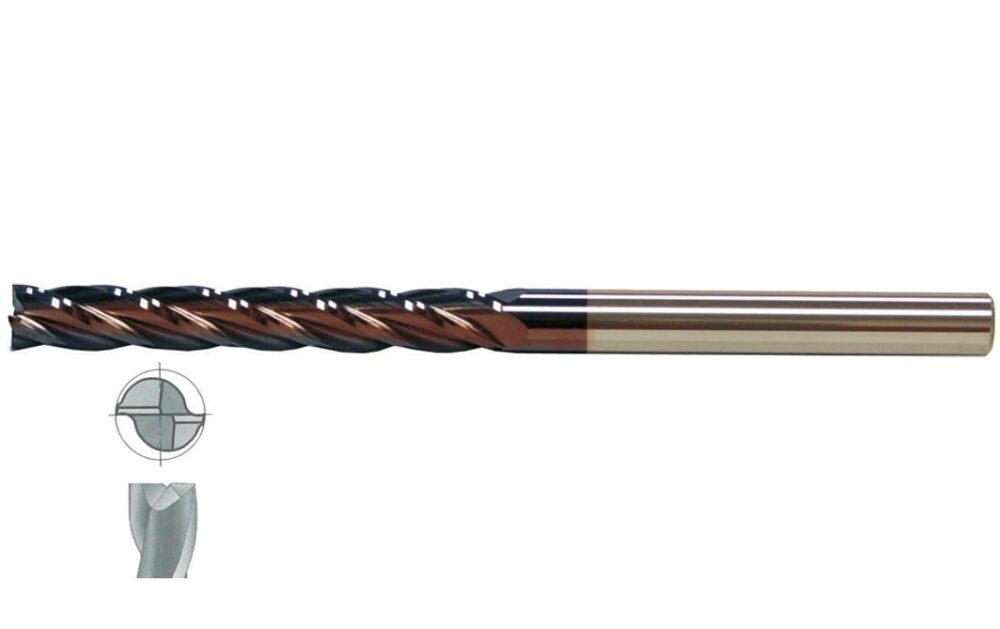 Fett 18X75 Mastercut Çok Uzun Sert Metal 2 Ağızlı Tıaln Karbür Parmak Frezesi