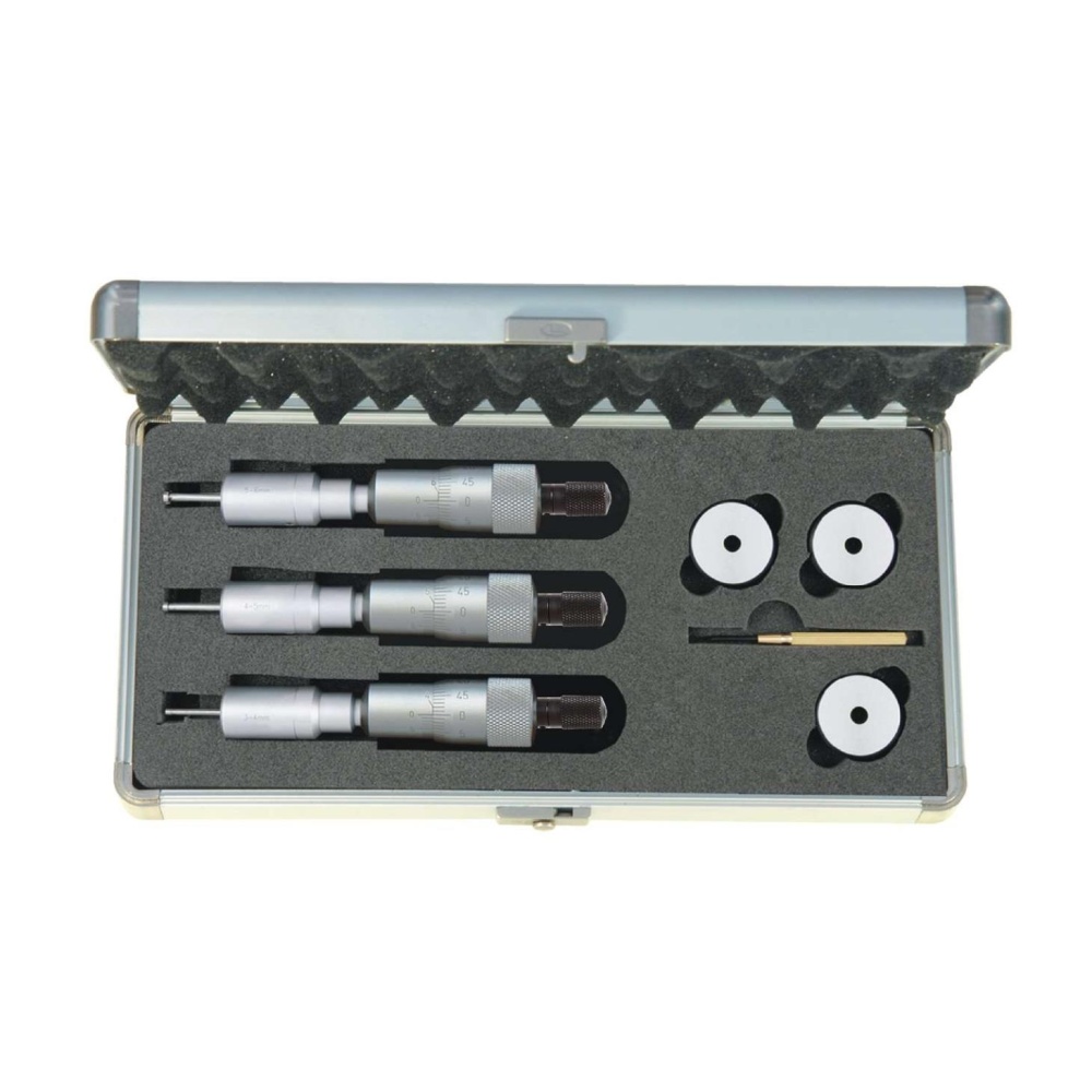 Fett 2-3mm Asimeto Mekanik 2 Ve 3 Nokta Temaslı İç Çap Mikrometre Seti As-209618