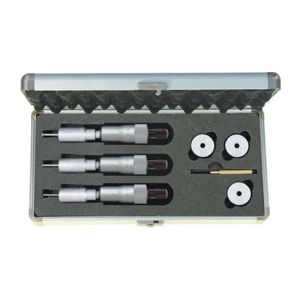Fett 20-50mm Pld Mekanik Üç Nokta Temaslı Mikrometre Seti