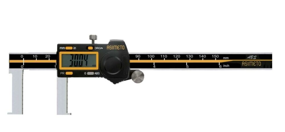 Fett 25-200mm Asimeto Abs Tip İç Kanal Dijital Kumpası As-309084