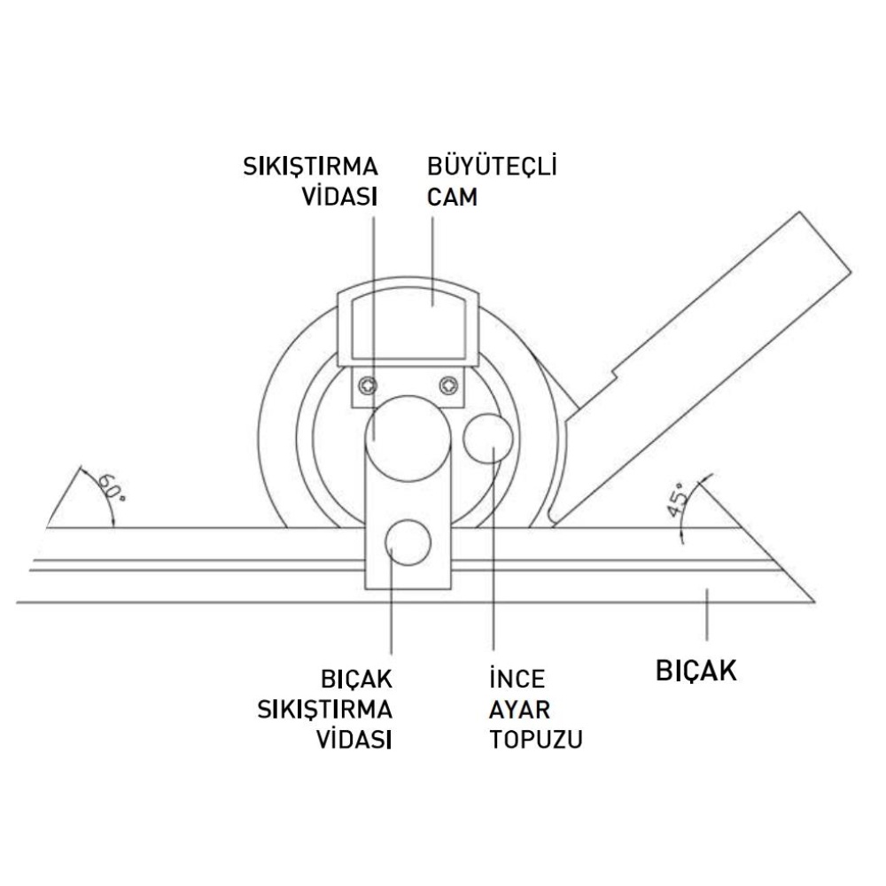 Fett 300mm/12 Asimeto Üniversal Açı Ölçer As-490068