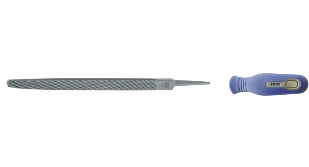 Fett 350mm Tome İnce Diş Saplı Yarım Üçgen Eğe