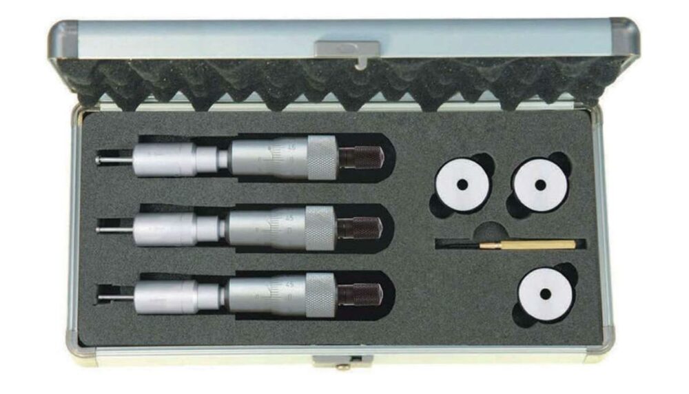 Fett 6-12mm Pld Mekanik Üç Nokta Temaslı Mikrometre Seti