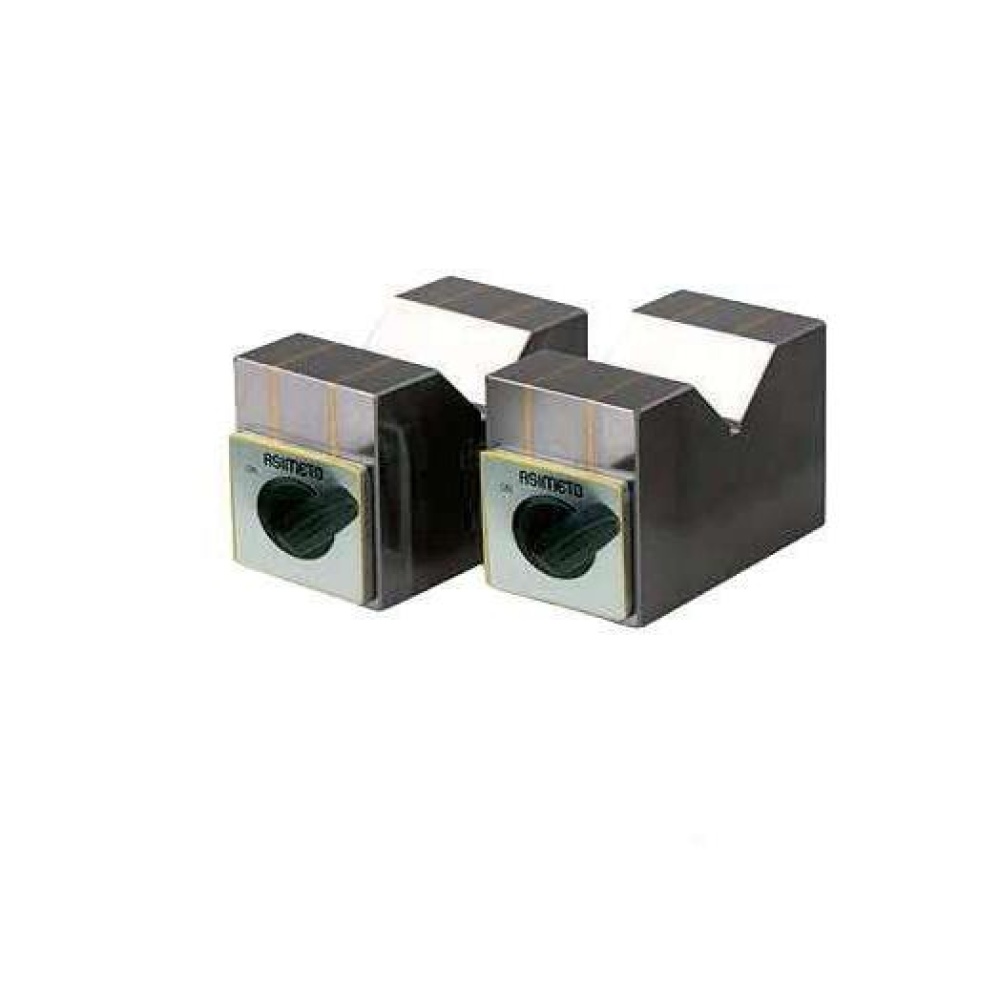 Fett 70X 40X 50mm Asimeto Çift Ölçüm İçin Manyetik V-Yatak As-609200