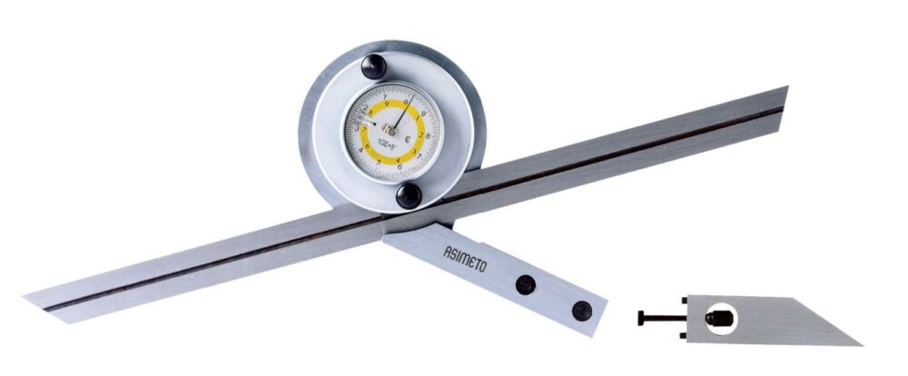Fett As-490102 Asimeto 3 Bıçak Saatli Açı Ölçer