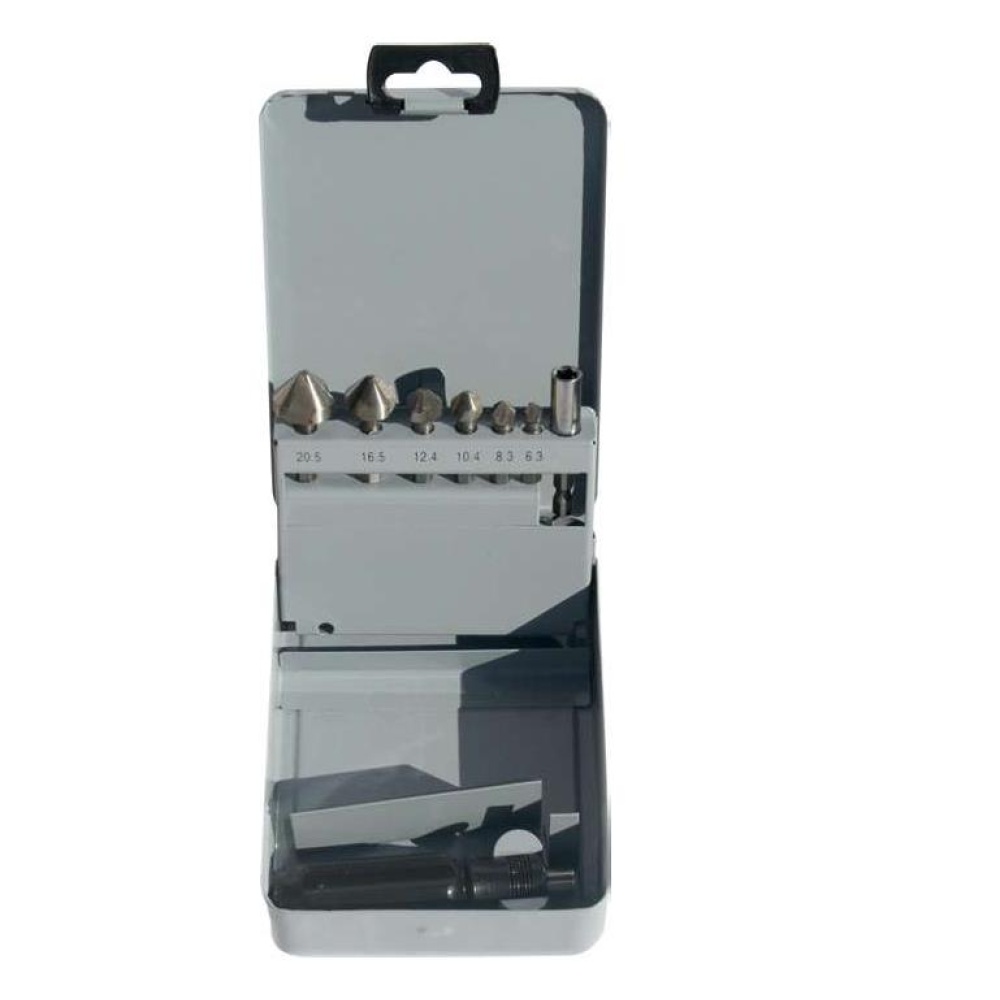 Fett Pld Hss Dın335C 90° 3 Ağızlı Sap 1/4" Havşa Frezesi 6 Parça 6,3-8,3-10,4-12,4-16,5-20,5mm