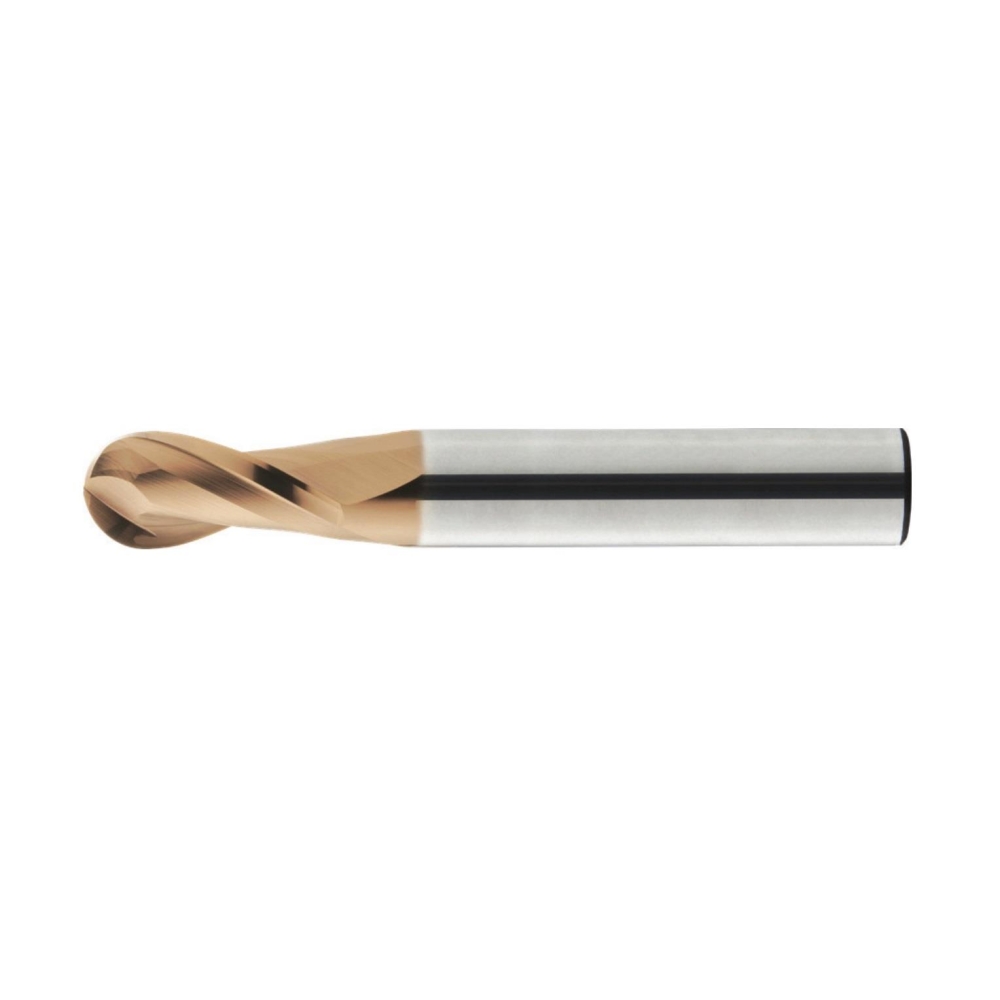 Kraft 10mm 2 Ağız Küresel Kısa Karbür Parmak Freze