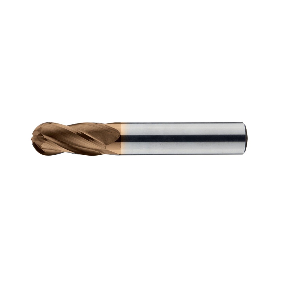 Kraft 10mm 4 Ağız Küresel Uzun Karbür Parmak Freze