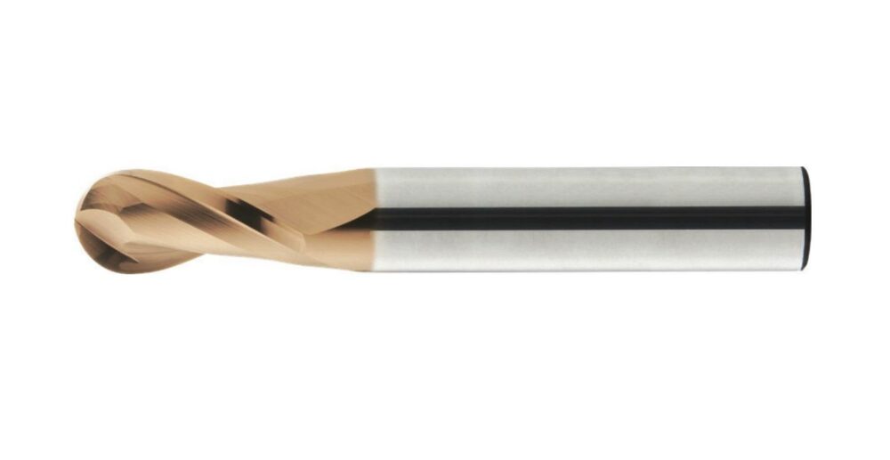 Kraft 12mm 2 Ağız Küresel Uzun Karbür Parmak Freze