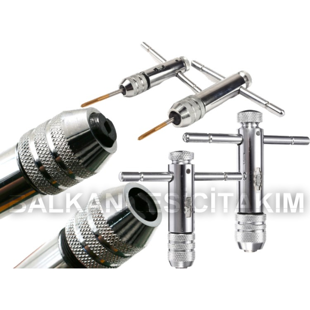 No 2 Cırcırlı Kılavuz Kolu Kısa Tip M5 - M12 Arası