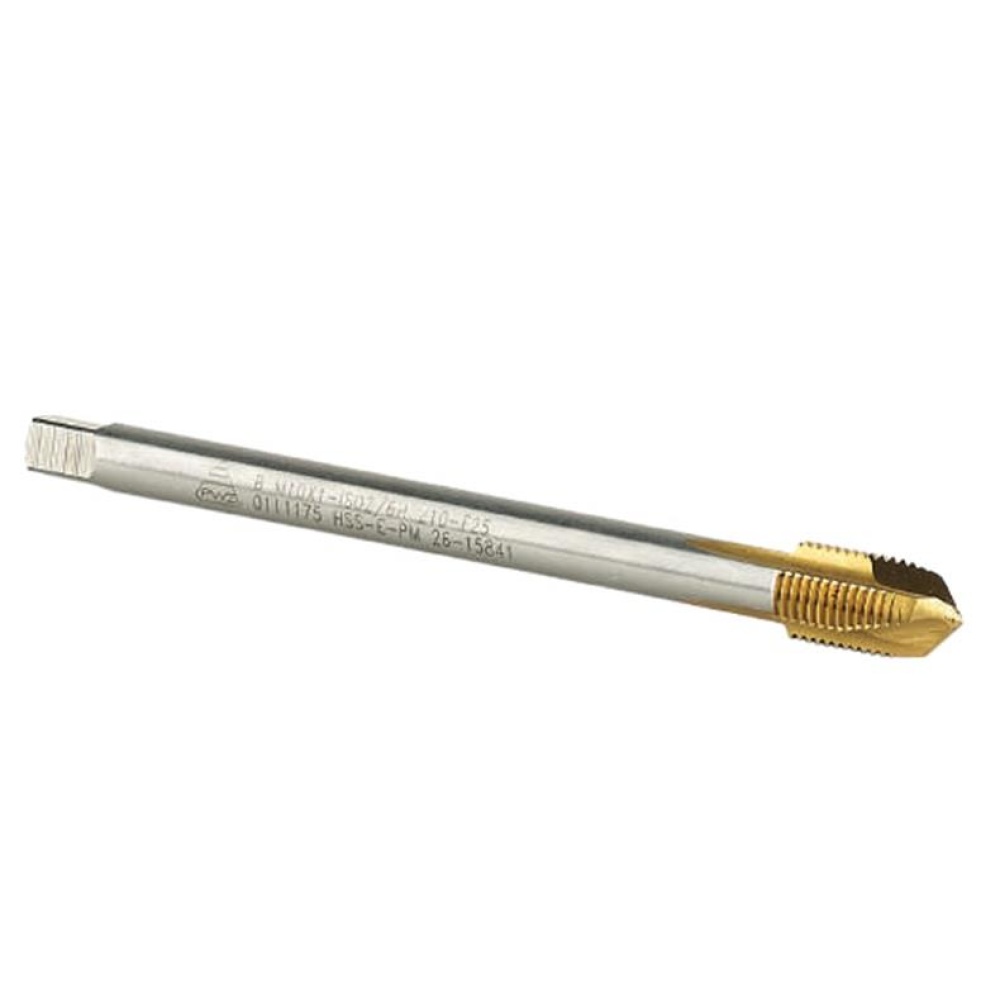 Fett Gfb M12 x 1,25 Hss Titanyum Düz İnce Diş Makine Kılavuzu - DIN 376
