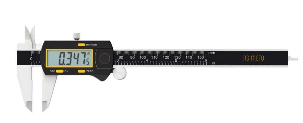 Fett 0-200mmx0.01 Asimeto Dijital Kumpas New Line AS-307281