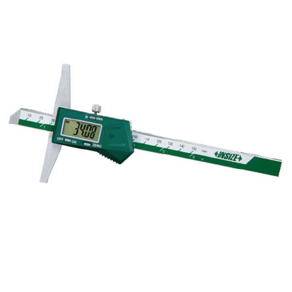 İnsize 0-1000mm/0-40" Dijital Derinlik Kumpası, Hassasiyet: 0.01mm/0.0005" Kod: 1141-10001A