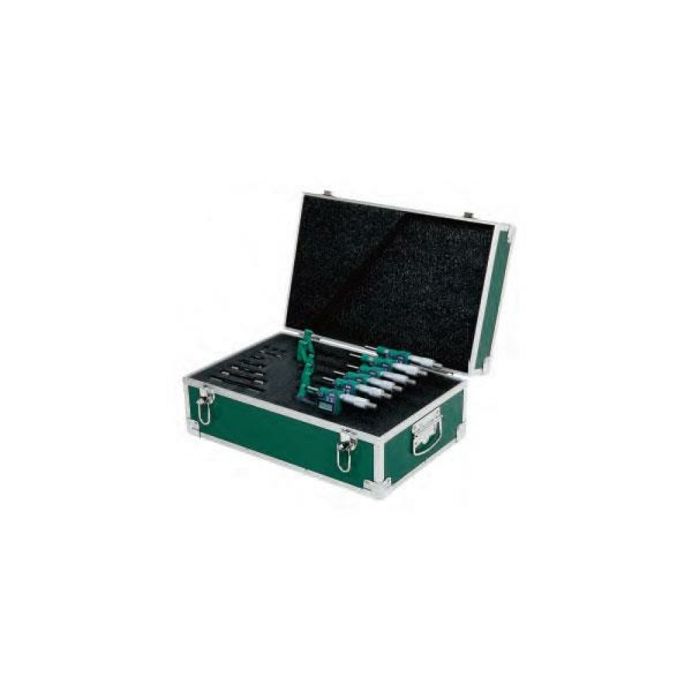 İnsize 0-100mm/0-4" Dijital Mikrometre Üç Tuşlu, Ip65 Korumalı Bilgi Çıkşlı