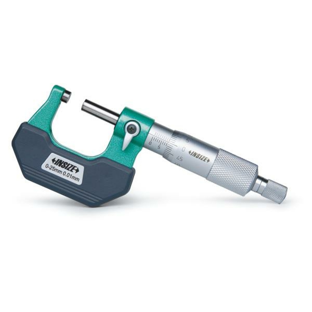 İnsize 0-100mm Dış Çap Mikrometresi Set (U Boğazlı), Hassasiyet: 0.01mm