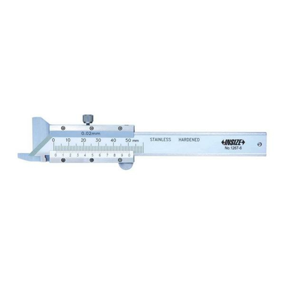 İnsize 0-10mm Mekanik Pah Ölçüm Kumpası (30 Derece), Hassasiyet: 0.02mm