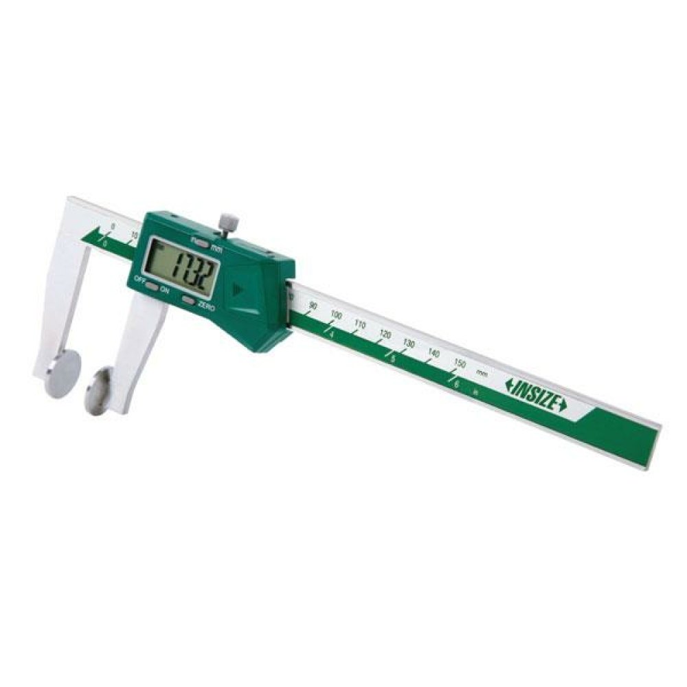 İnsize 0-150mm/0-6" Diijital Kumpas - Disk Ağızlı, Hassasiyet: 0.01mm/0.0005"
