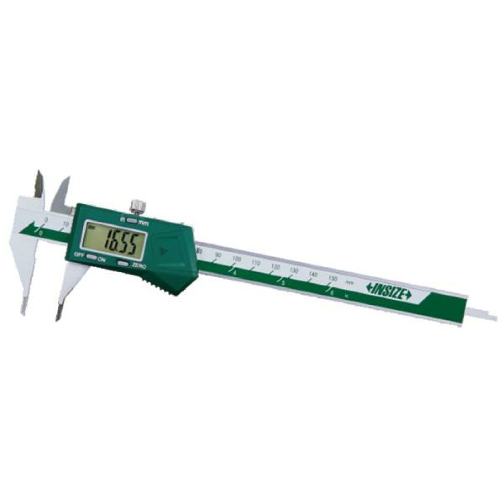 İnsize 0-150mm/0-6" Dijital Kumpas (İnce Uçlu), Hassasiyet: 0.01mm/0.0005"