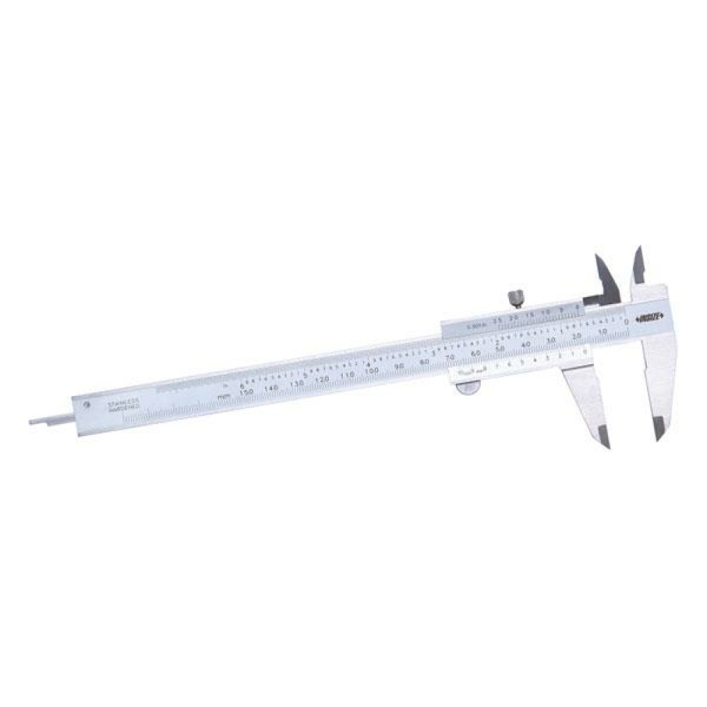 İnsize 0-150mm/0-6" Mekanik Sol El Kumpas, Hassasiyet: 0.05mm/1/128"