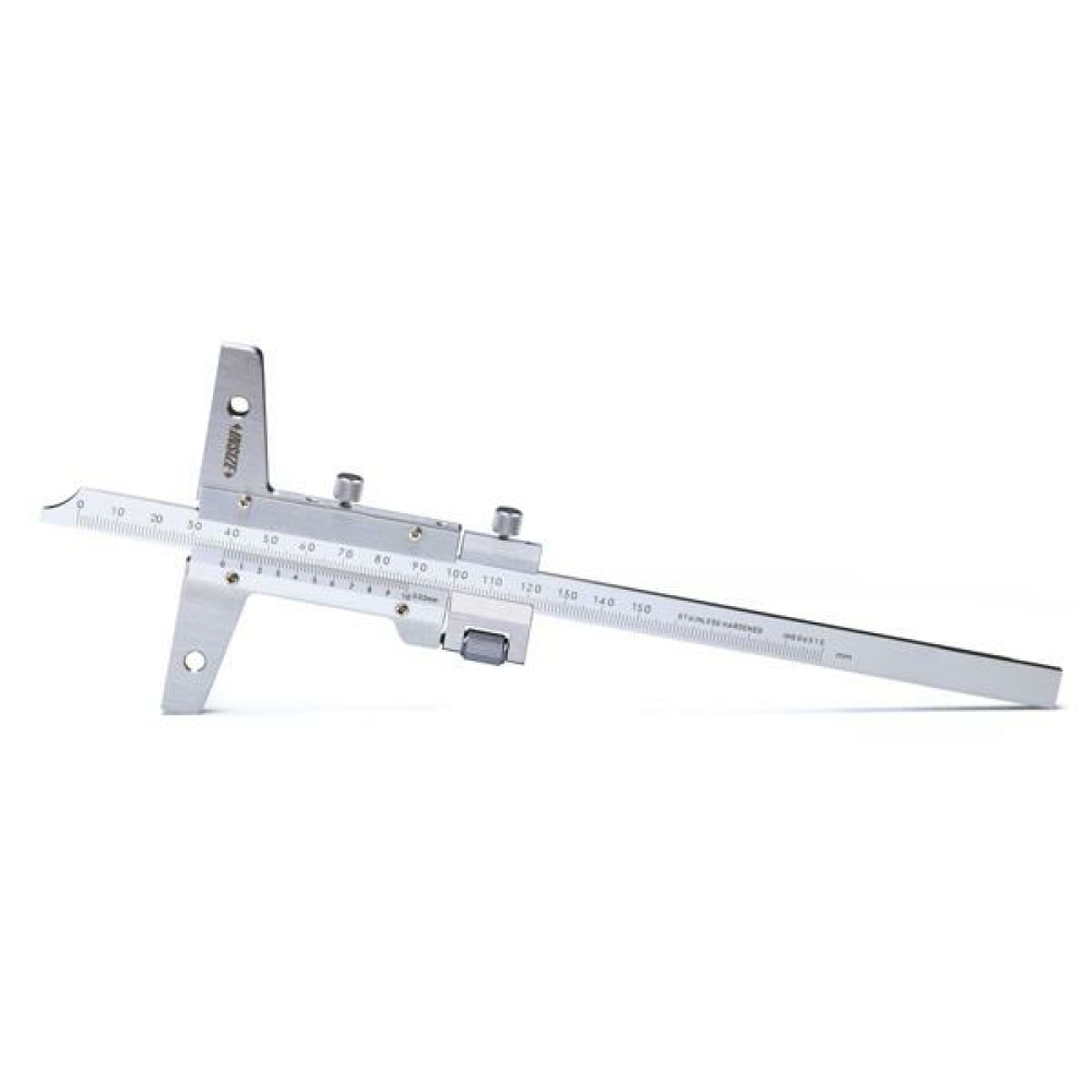 İnsize 0-150mm Mekanik Derinlik Kumpası (Hassas Ayarlı, Delikli Model), Hassasiyet: 0.05mm