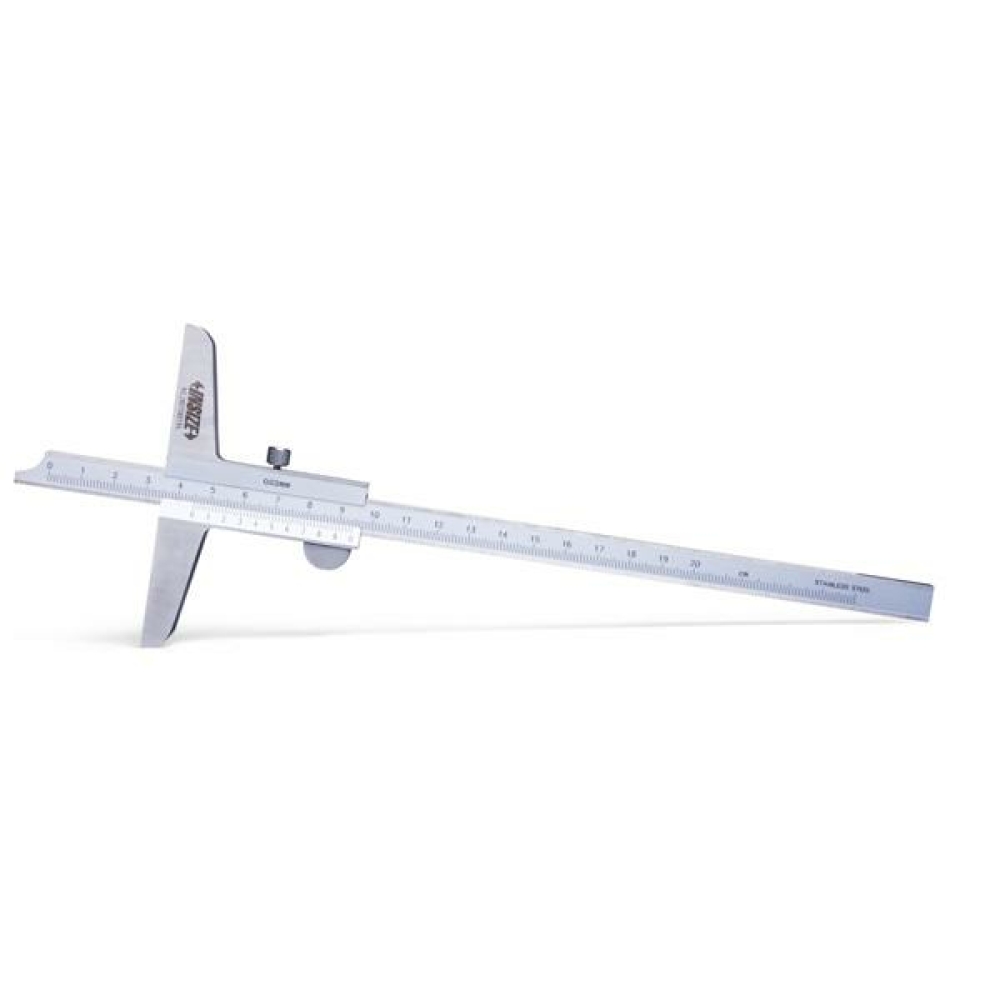 İnsize 0-150mm Mekanik Derinlik Kumpası Standart Model, Hassasiyet: 0.02mm