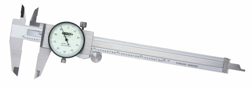 İnsize 0-150mm Saatli Kumpas, Hassasiyet: 0.01mm