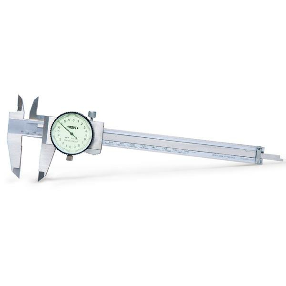 İnsize 0-150mm Saatli Kumpas (Sürme Tekerleksiz), Hassasiyet: 0.02mm